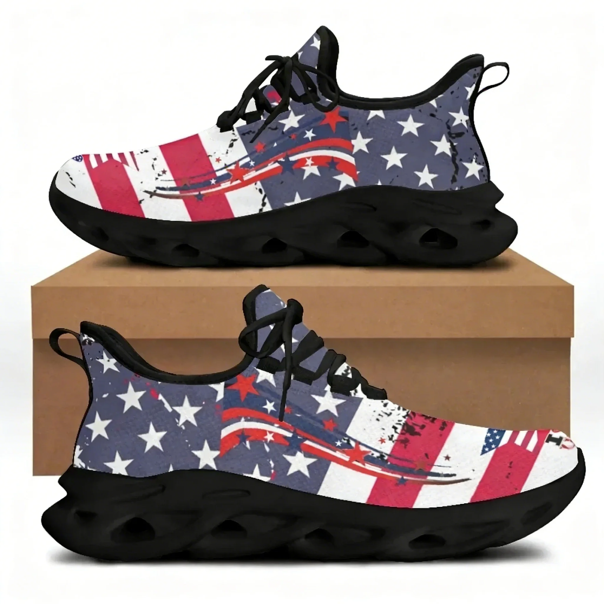 Men'S Shoes Liberty - 7.4 Damskie płaskie buty z nadrukiem
