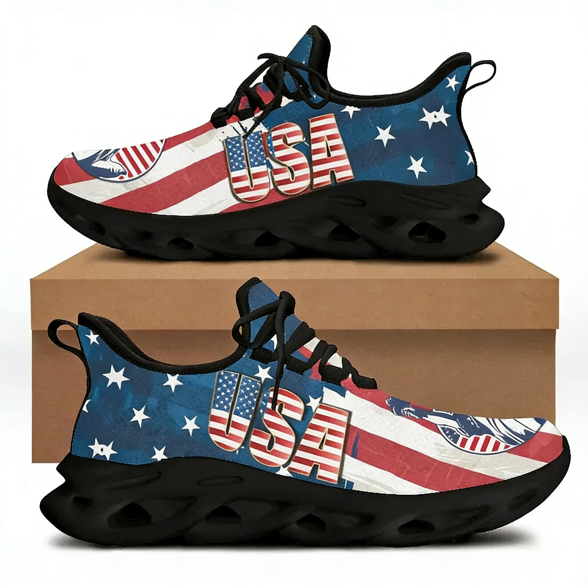 Men'S Shoes Liberty - 7.4 Damskie płaskie buty z nadrukiem