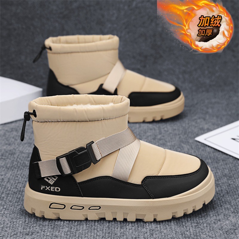 Men Shoes Online - Zimowe męskie buty za kostkę na