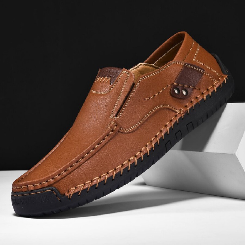 Men'S Shoes Clearance Sale - Rzymskie Męskie Skórzane Buty 2025 Ręcznie