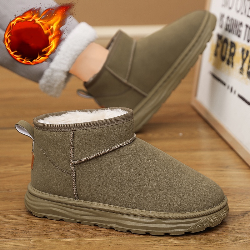 Men Shoes Online - Jesienno-zimowe krótkie śniegowce dla par, odporne
