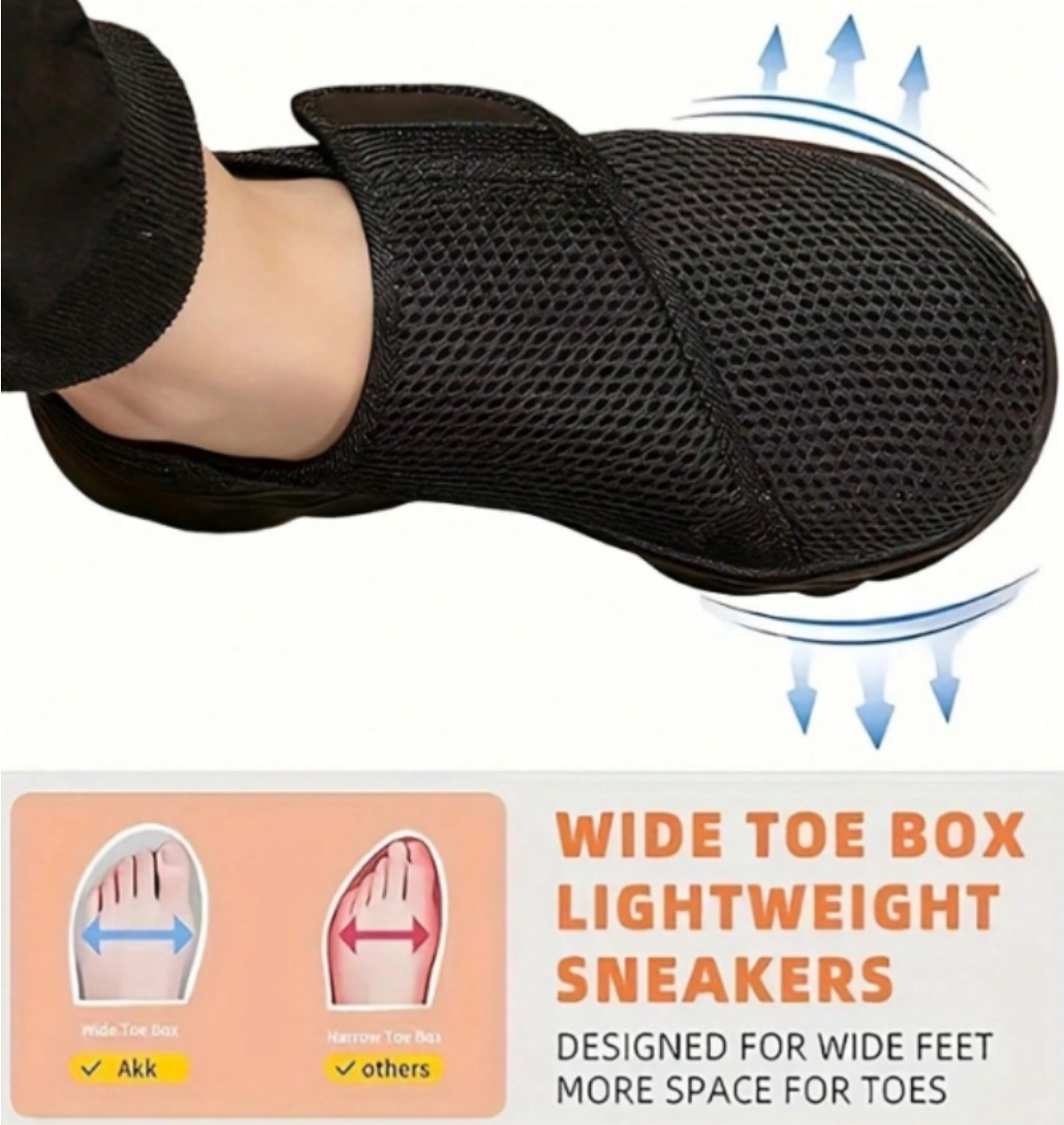 Nowe męskie przewiewne buty do – Men'S Shoes With Velcro recenzja i cena
