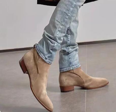 Męskie botki w stylu brytyjski – Men Shoes Size 46 recenzja i cena