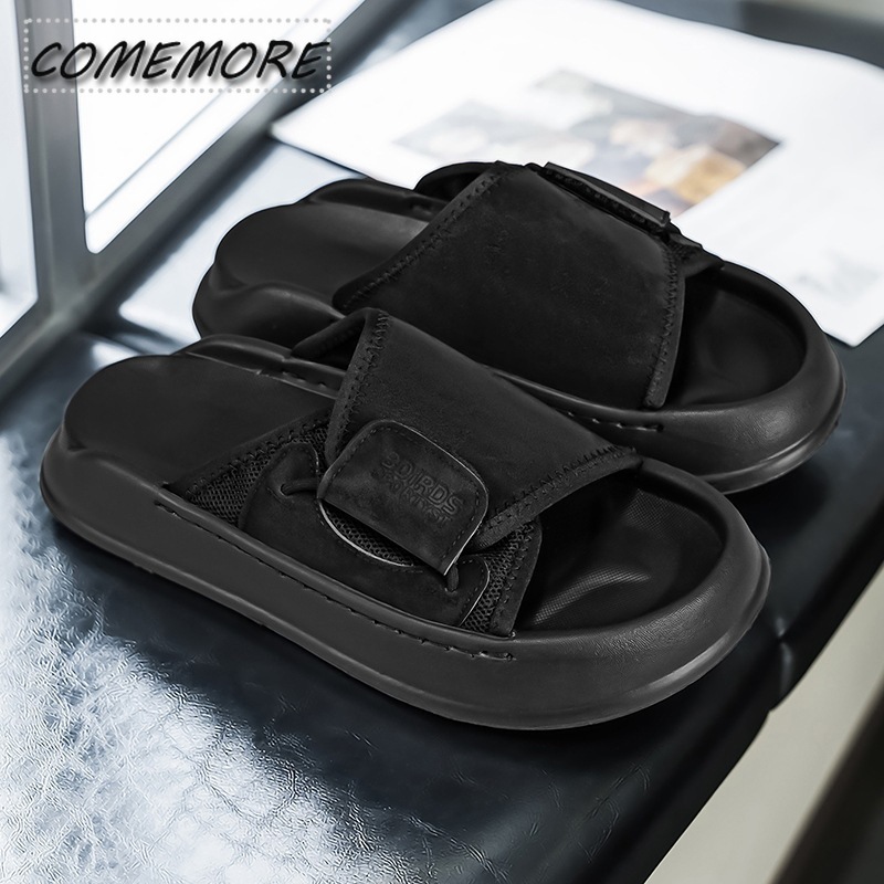 Comemore Męskie Klapki na Grub – Men'S Shoes With Velcro recenzja i cena