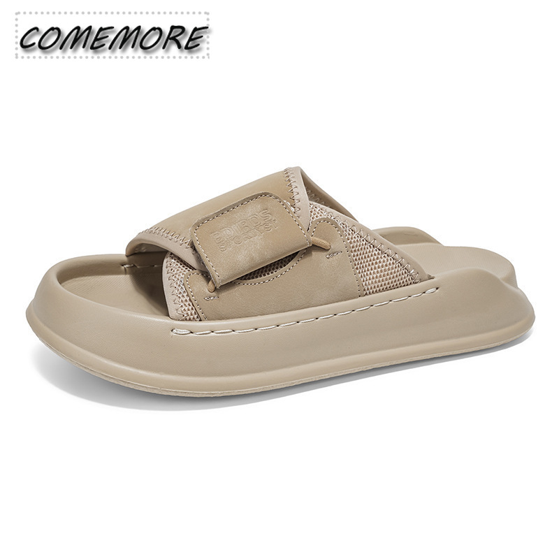 Comemore Męskie Klapki na Grub – Men'S Shoes With Velcro recenzja i cena