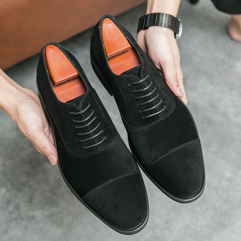 Włoskie markowe męskie zamszow – Men Shoes Size 46 recenzja i cena