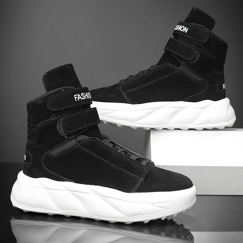Fioletowe sneakersy męskie z w – Men'S Shoes With Velcro recenzja i cena