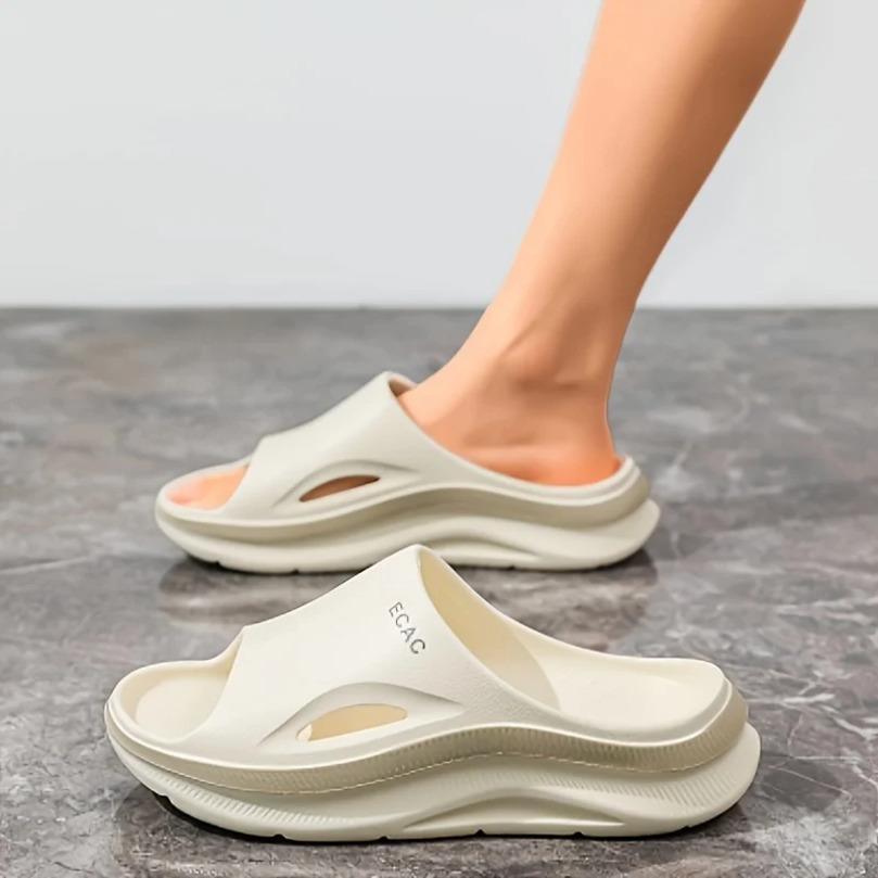 Klapki domowe damskie platform – Sport Slide Men recenzja i cena