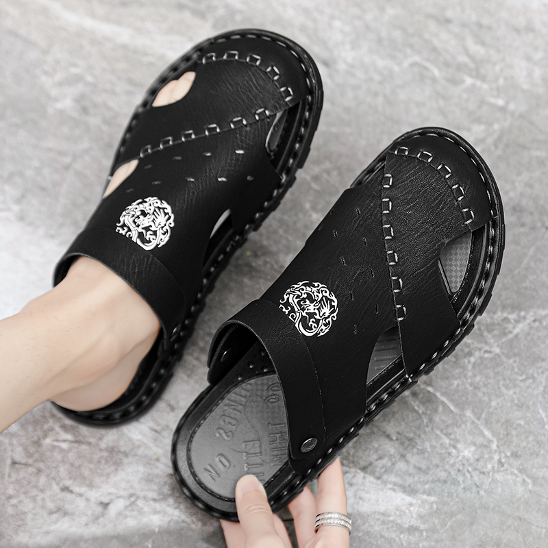 Męskie klapki letnie na zewnąt – Men Shoes Size 46 recenzja i cena