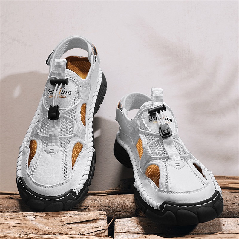 Męskie ręcznie robione sandały – Men'S Shoes With Velcro recenzja i cena
