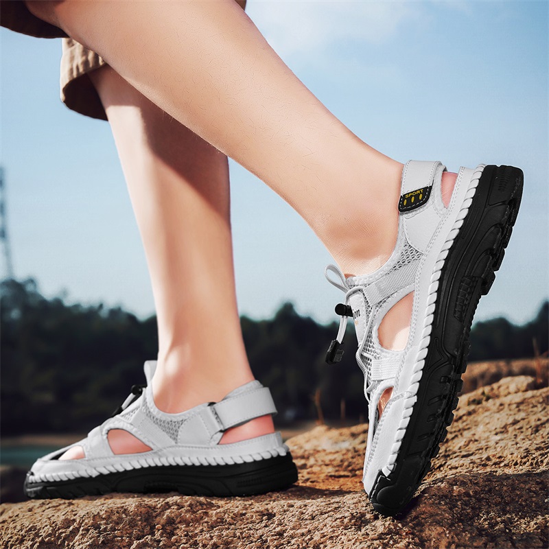 Męskie ręcznie robione sandały – Men'S Shoes With Velcro recenzja i cena