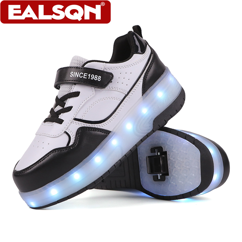 Nowe dziecięce rolki LED ze św – Men'S Shoes With Velcro recenzja i cena