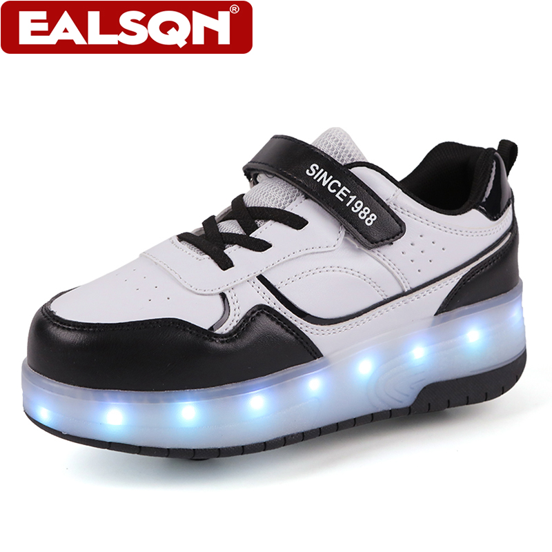 Nowe dziecięce rolki LED ze św – Men'S Shoes With Velcro recenzja i cena